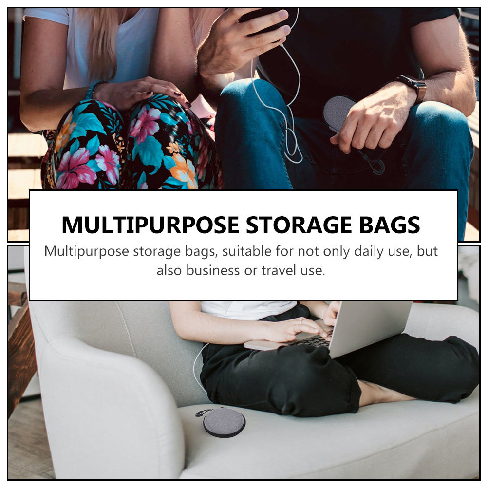 Cable Organizer Bag - 2Pcs Pressure Resistant Waterproof Storage Bags