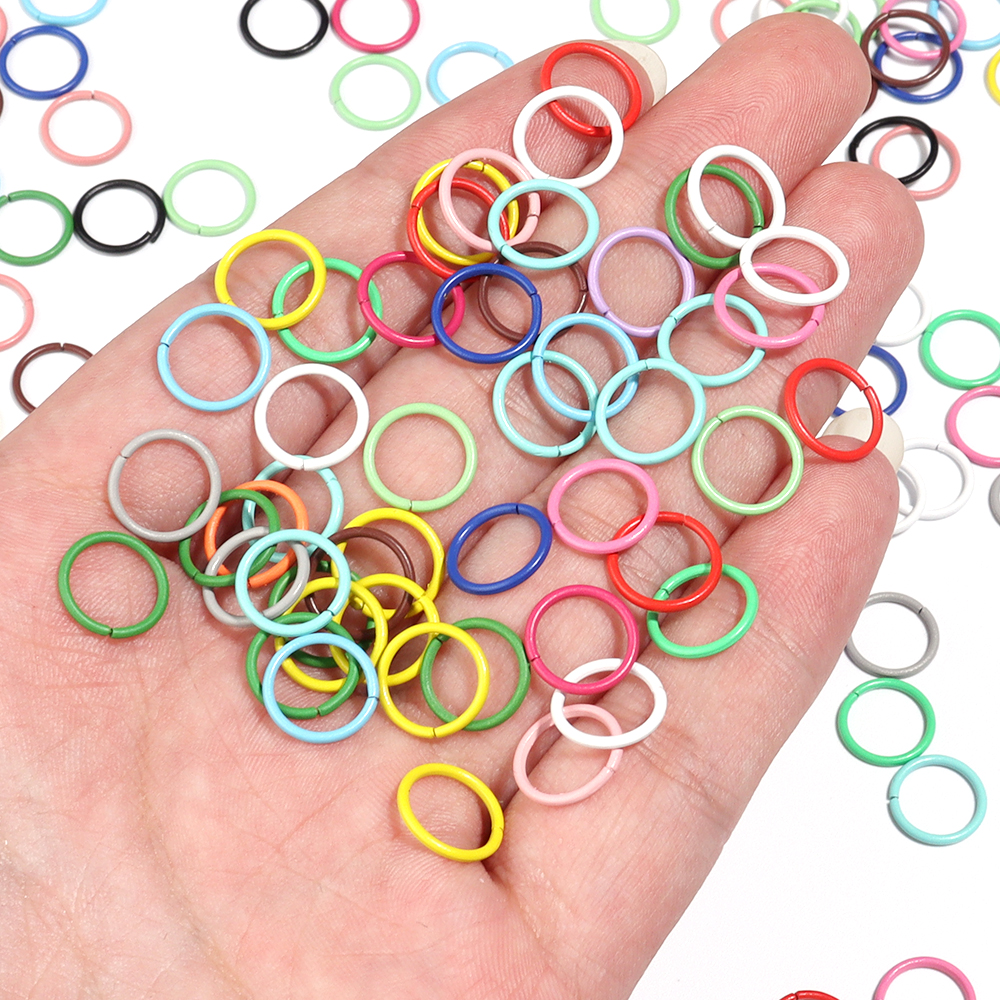 Y2K Tech Accessories - SAUVOO 50pcs Iron Colorful Jump Ring