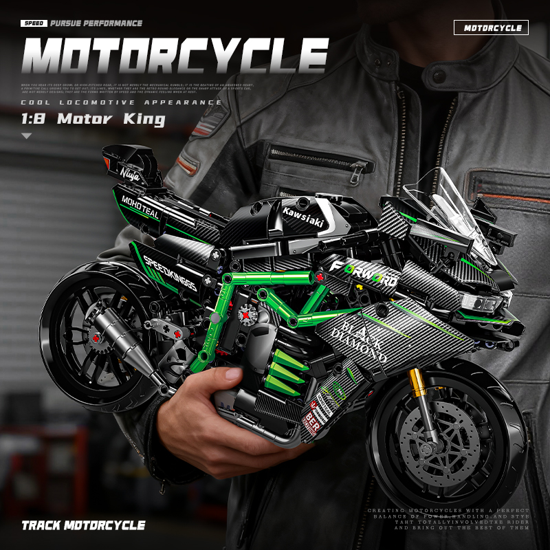 Tech Accessories Gifts - Classic motorcycle new 1:8 high-tech model