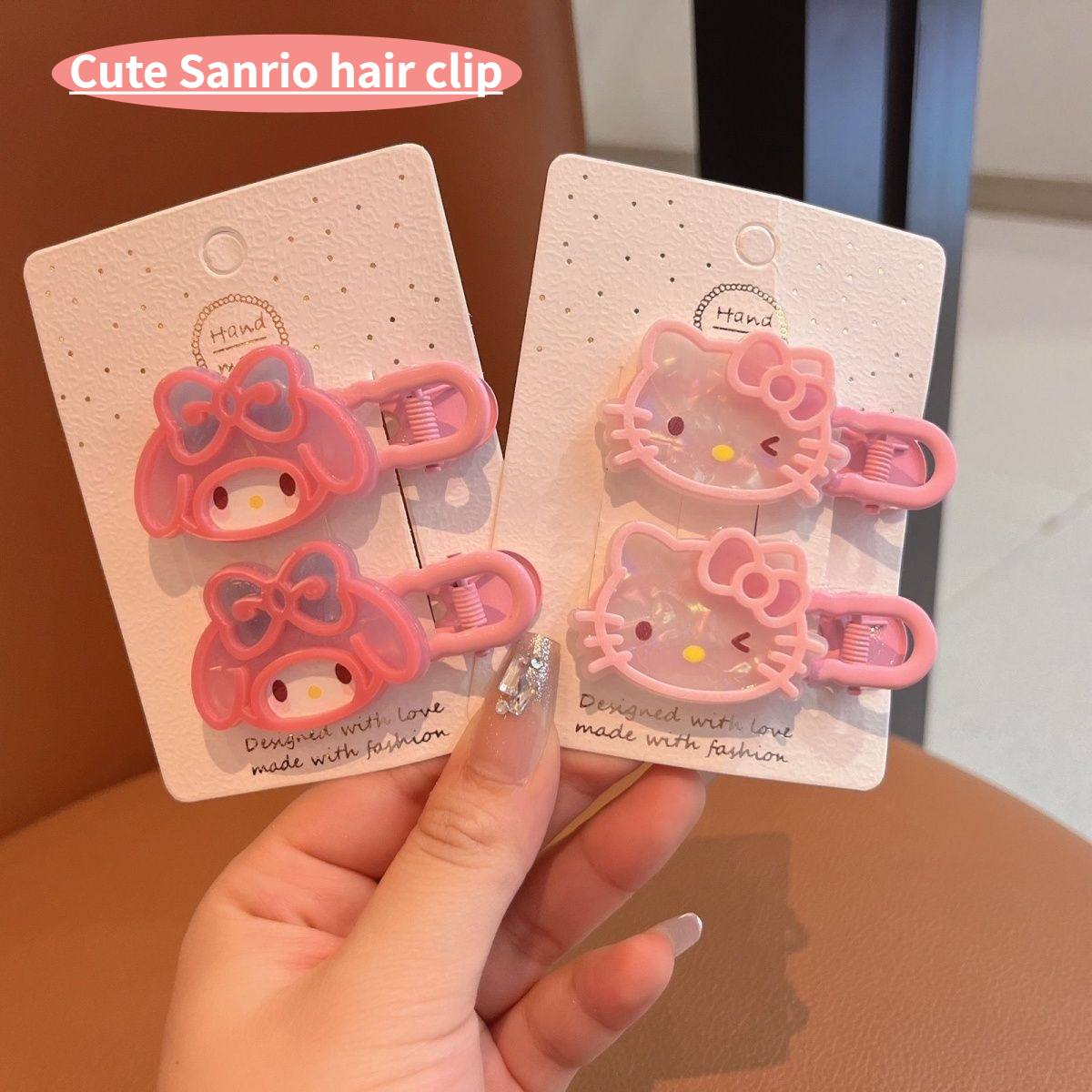 Tech Hair Accessories - Sanrio Hello Kitty Kuromi Hair Clips
