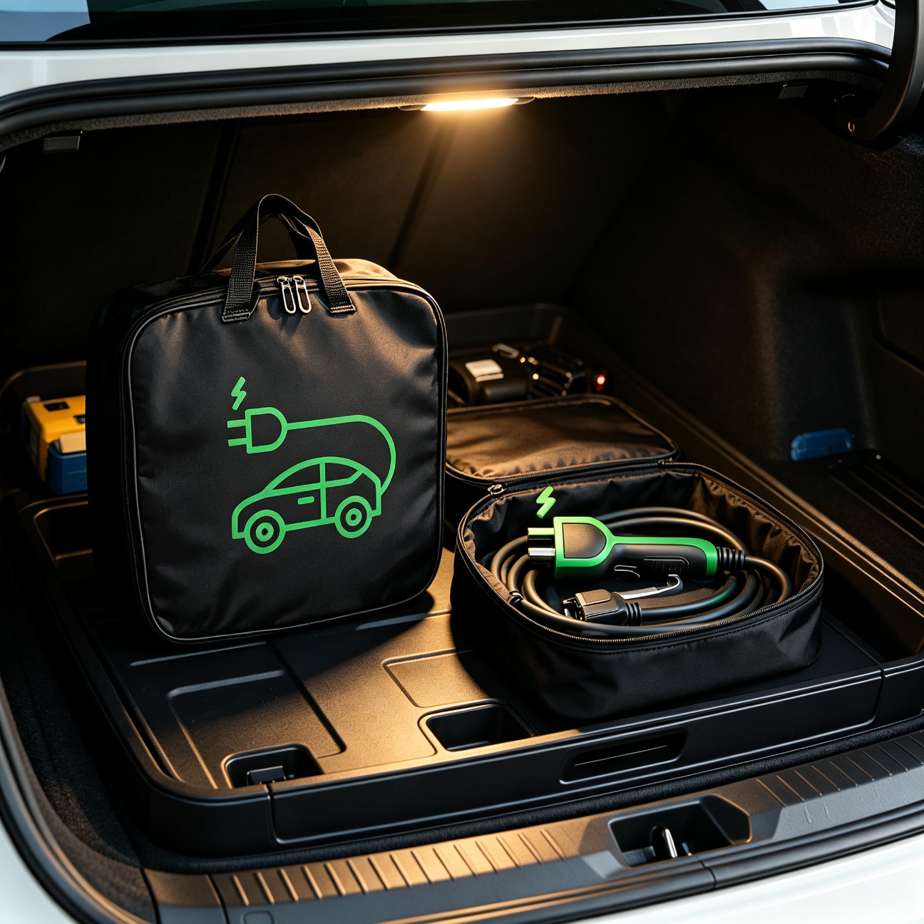 Cable Organizer Bag - Universal Car Battery Cable Handled Bag