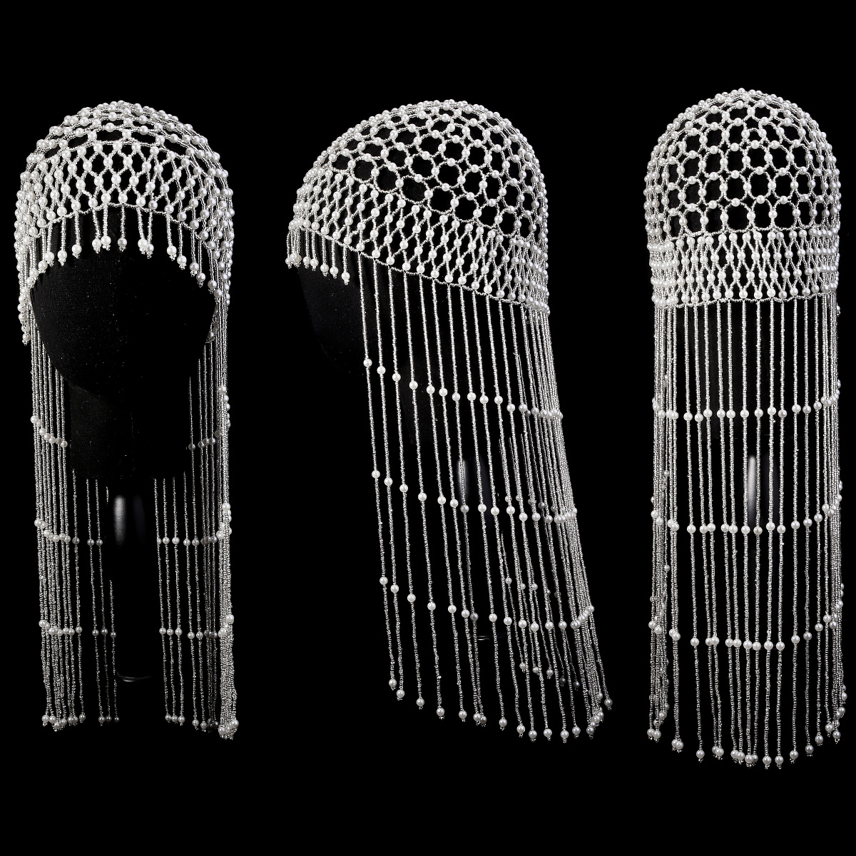Luxury Pearls Beaded Headwrap  - Tech Hair Accessories のレビューと価格