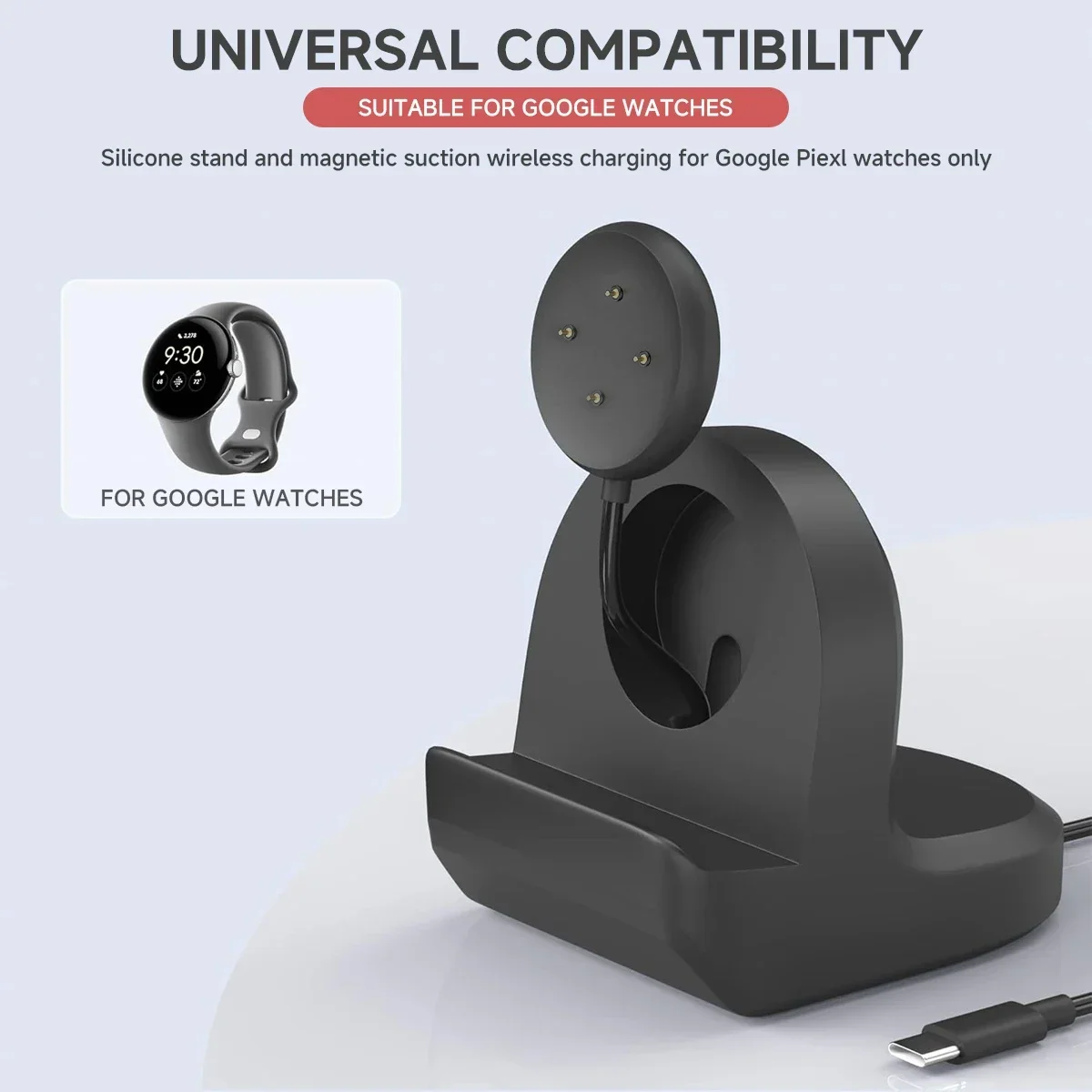 Soft Silicone Charger Cradle D - Wireless Charger 3 In 1 のレビューと価格
