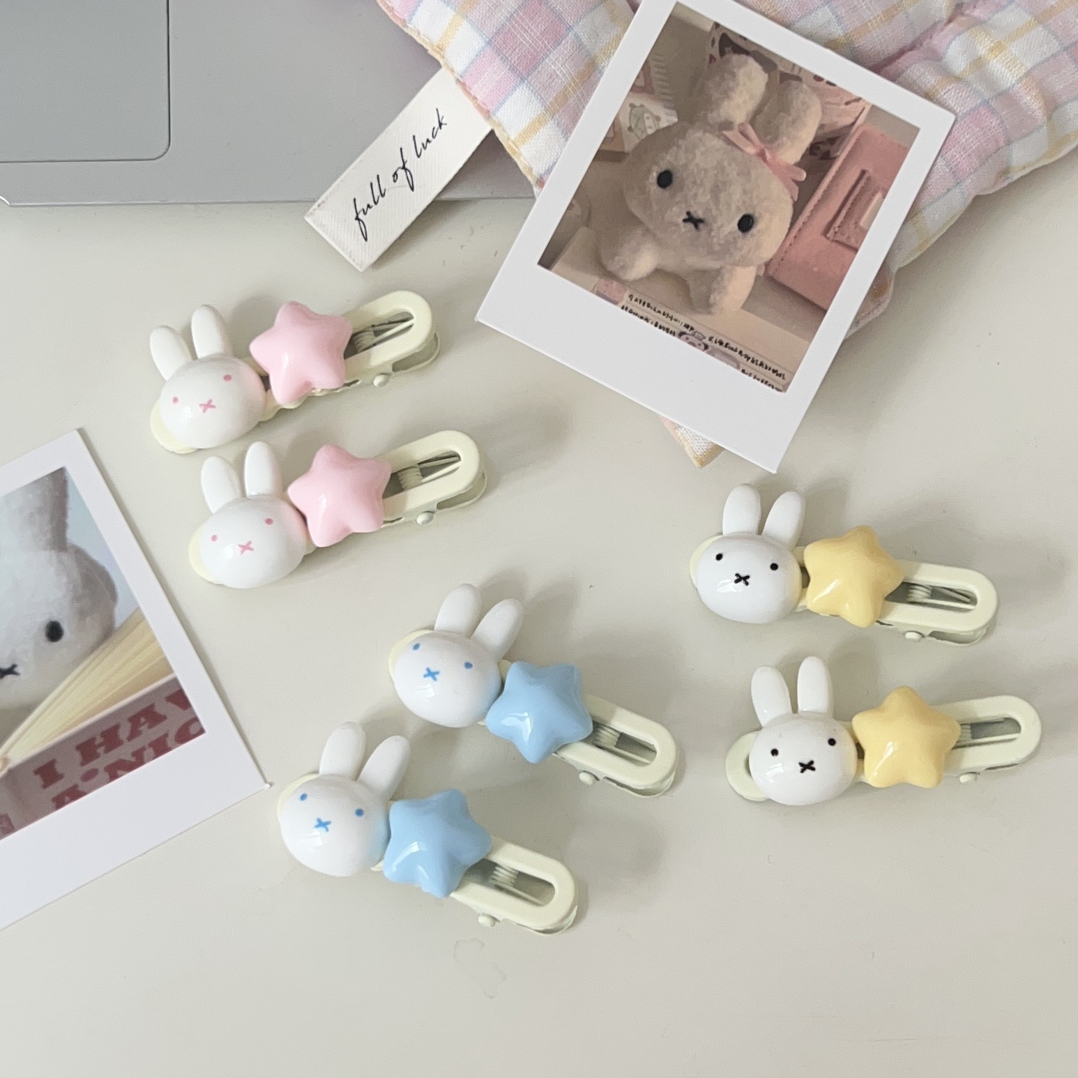 Miffy Star Hair Clip Kawaii Du - Tech Hair Accessories のレビューと価格