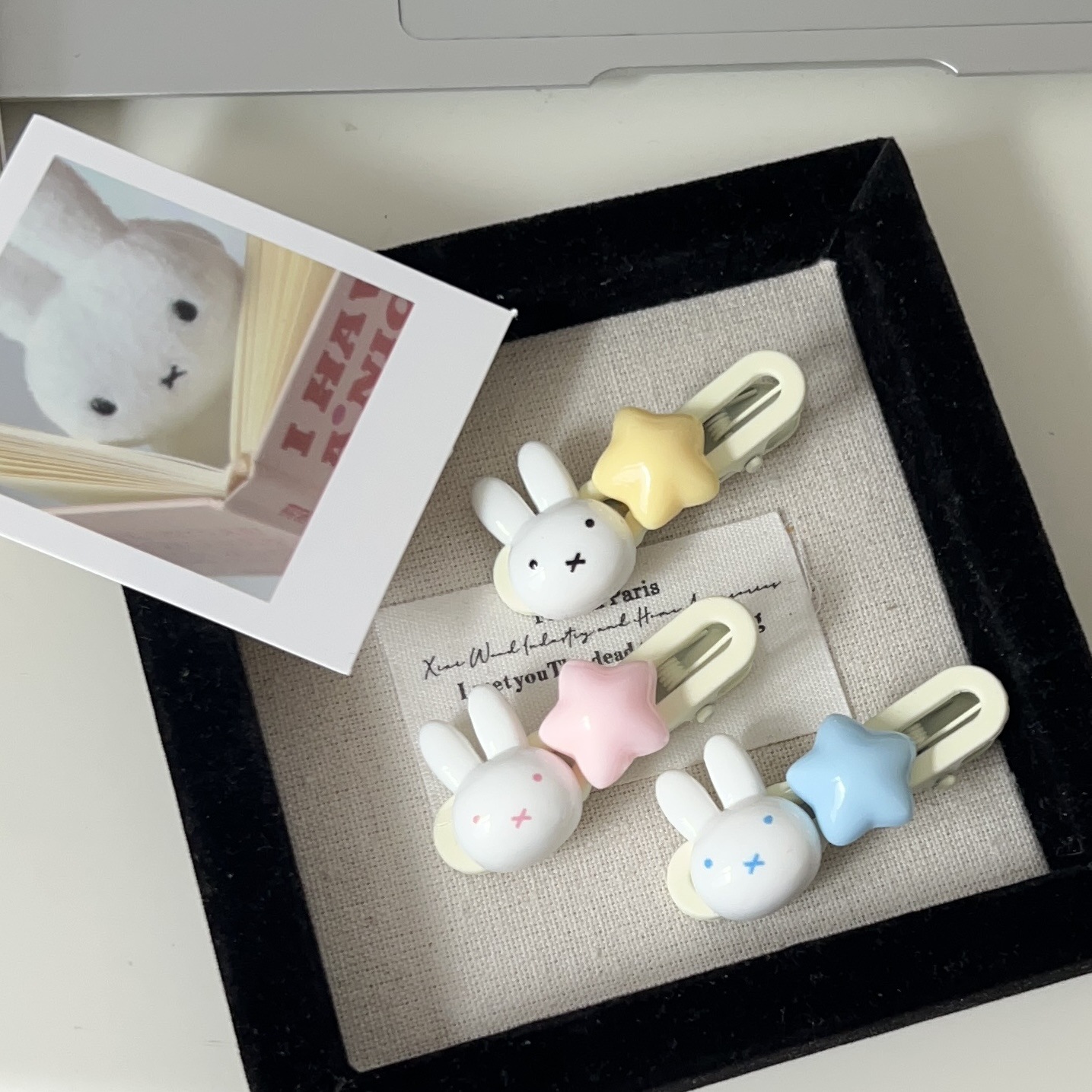 Miffy Star Hair Clip Kawaii Du - Tech Hair Accessories のレビューと価格