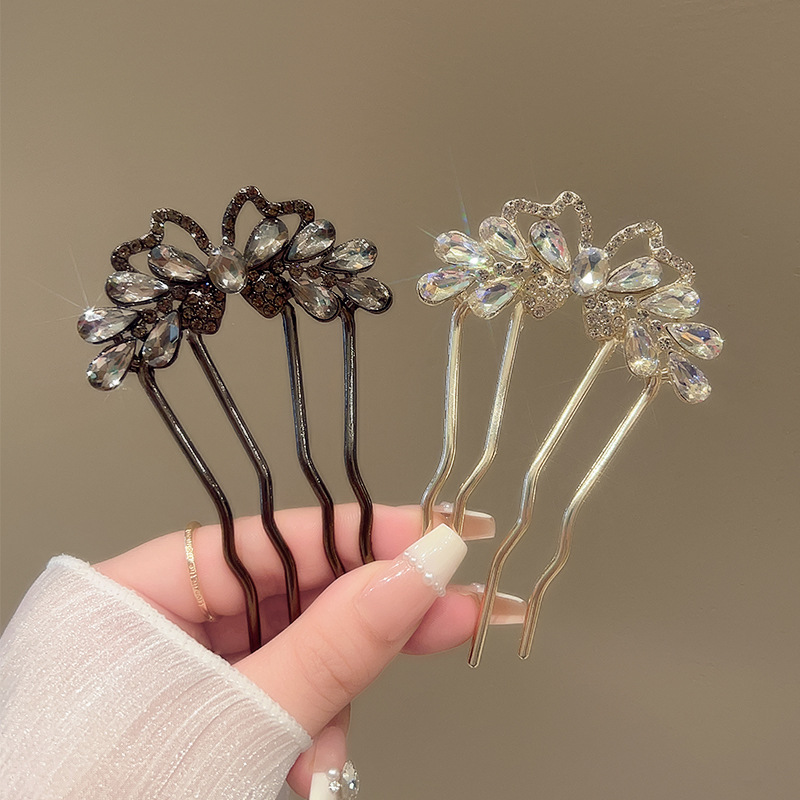 Fashion Rhinestones U-Shaped H - Tech Hair Accessories のレビューと価格