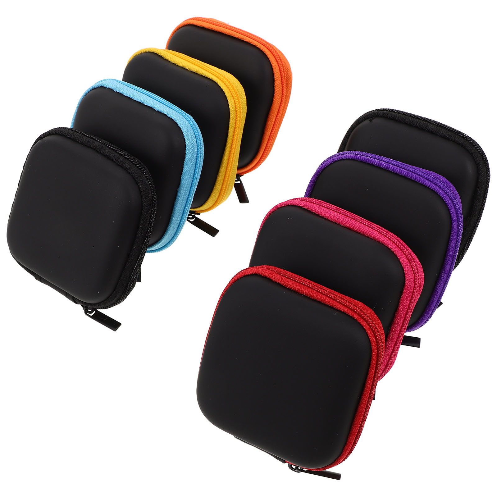 8Pcs Earbud Case Portable Eva  - Cable Organizer Bag のレビューと価格