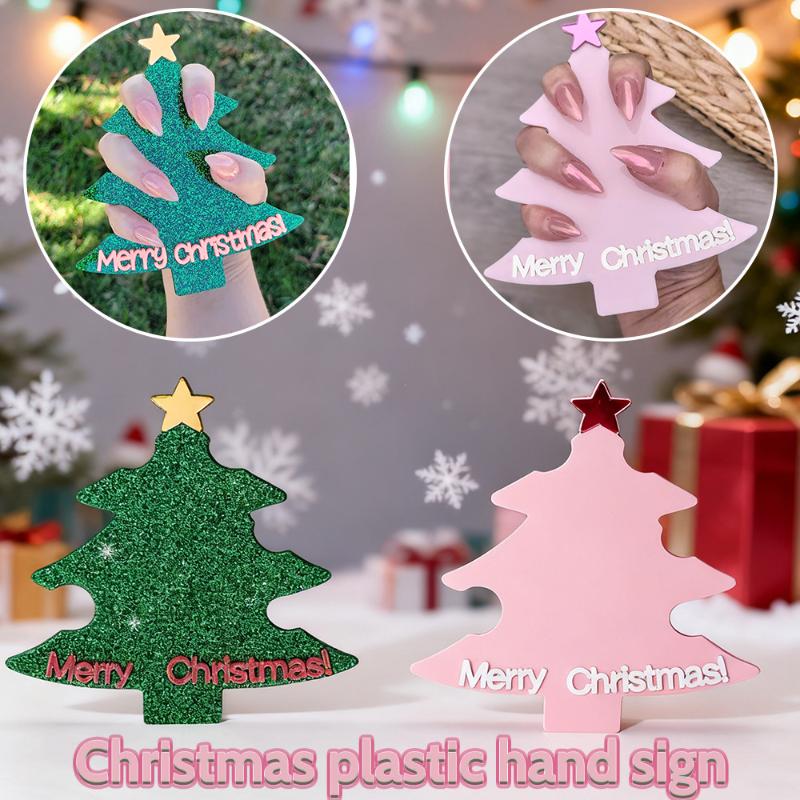 Christmas Tree Nail Art Displa - Tech Accessories Photo のレビューと価格