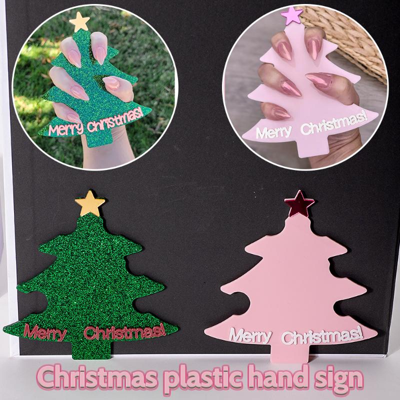 Christmas Tree Nail Art Displa - Tech Accessories Photo のレビューと価格