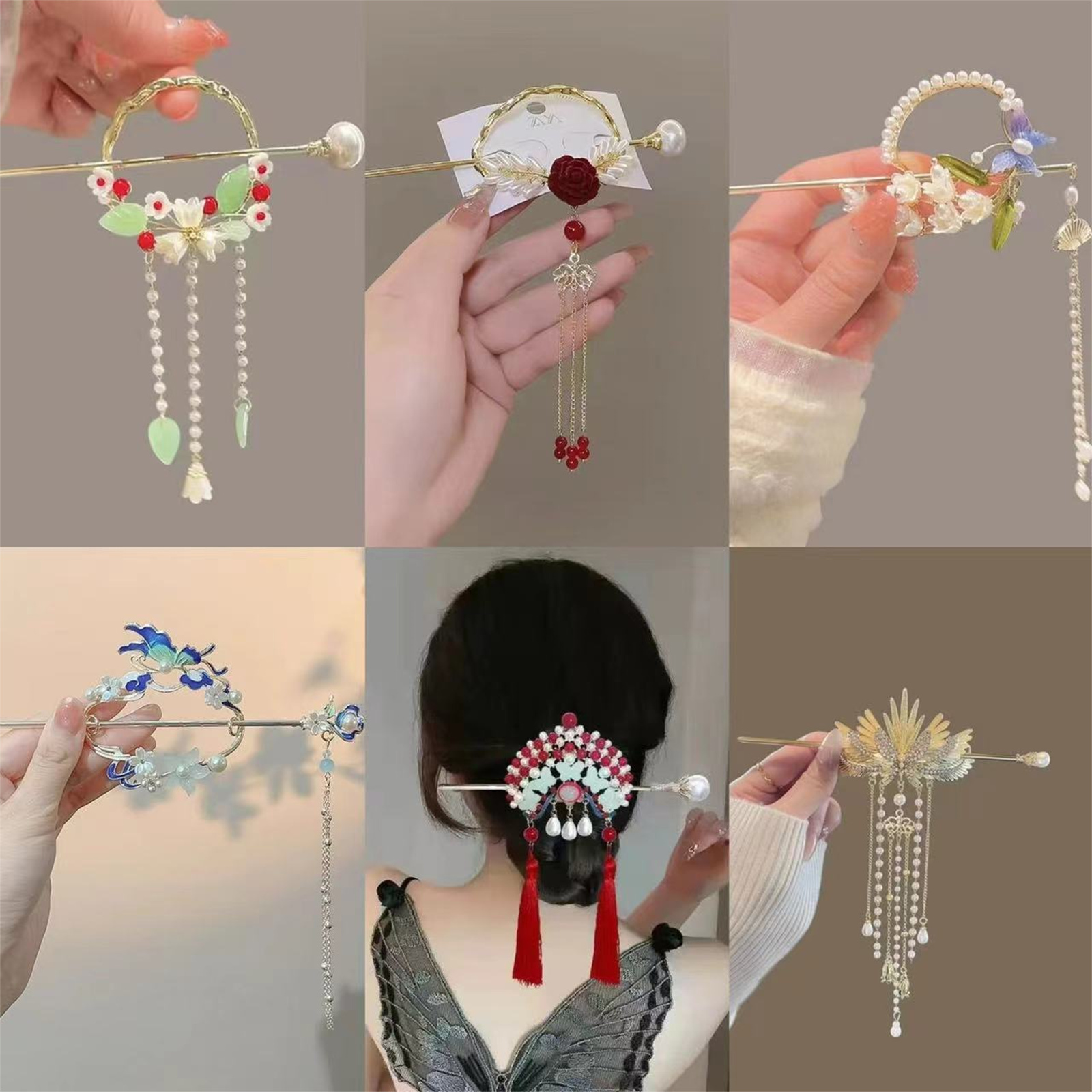 Ethnic Style Hairpin For Women - Tech Accessories For Women のレビューと価格