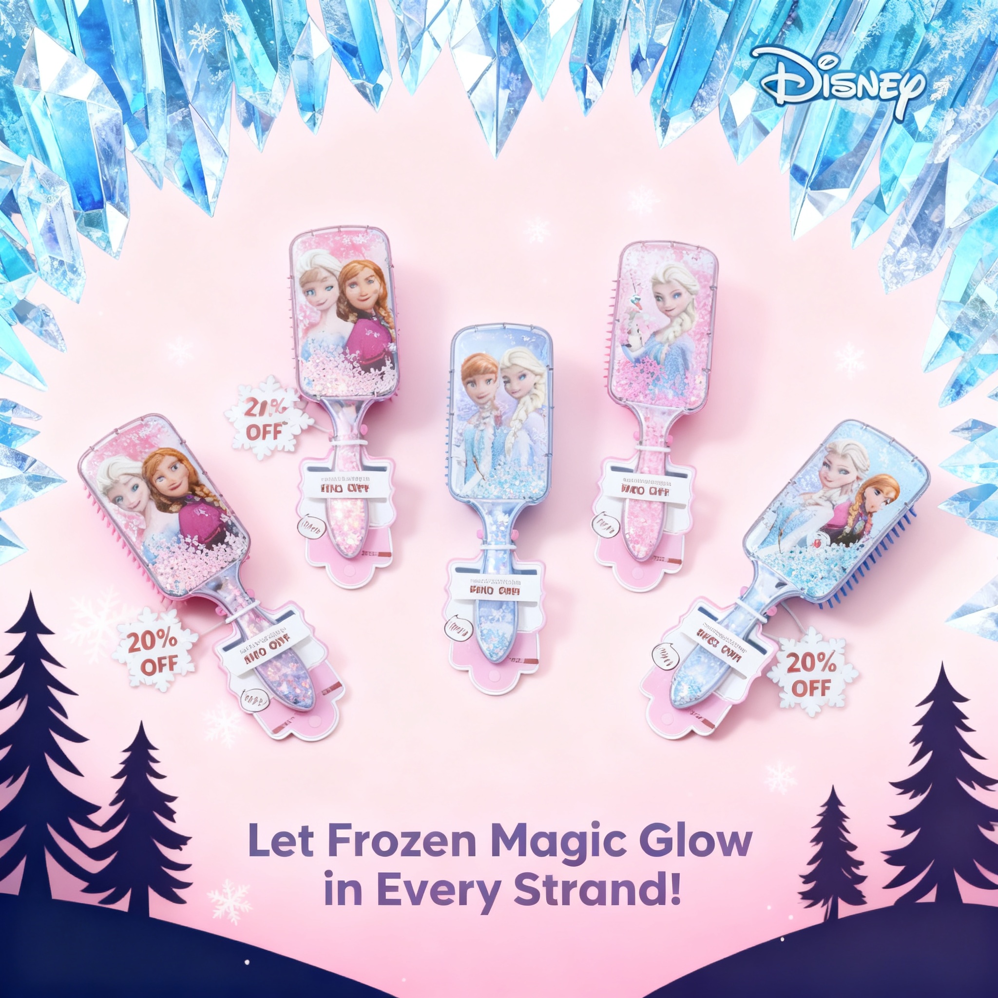Frozen Elsa Minnie Mickey Mous - Tech Hair Accessories のレビューと価格