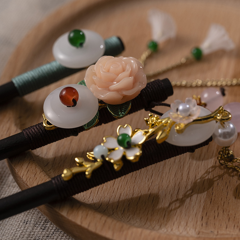 1Pc Wooden Hairpin Headdress f - Tech Accessories For Women のレビューと価格