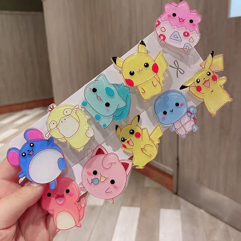 Pokémon Hair Clips Hairpins Cu - Tech Hair Accessories のレビューと価格