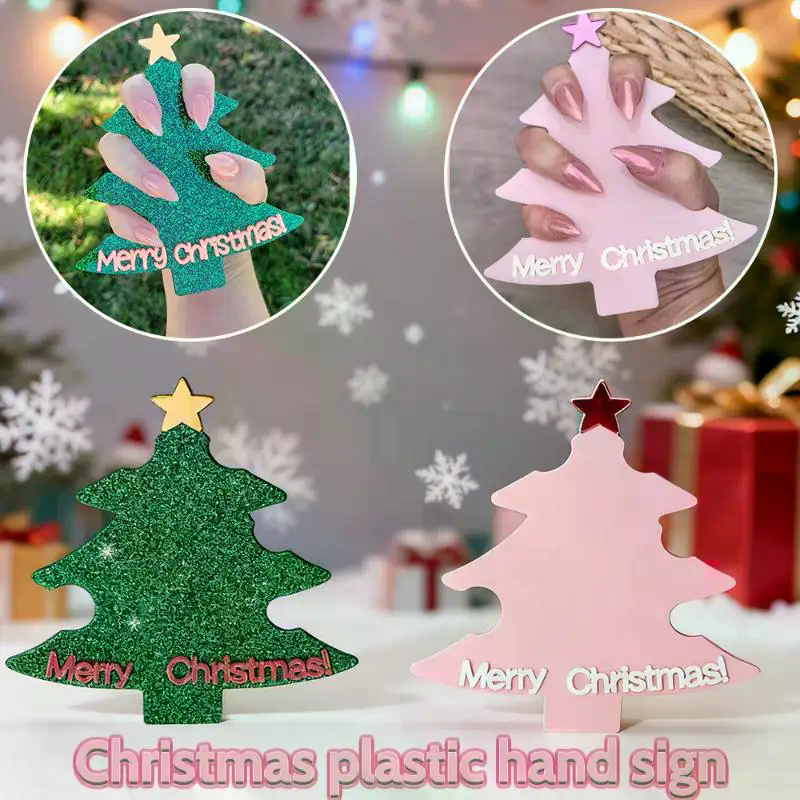 Christmas Tree Nail Art Displa - Tech Accessories Photo のレビューと価格