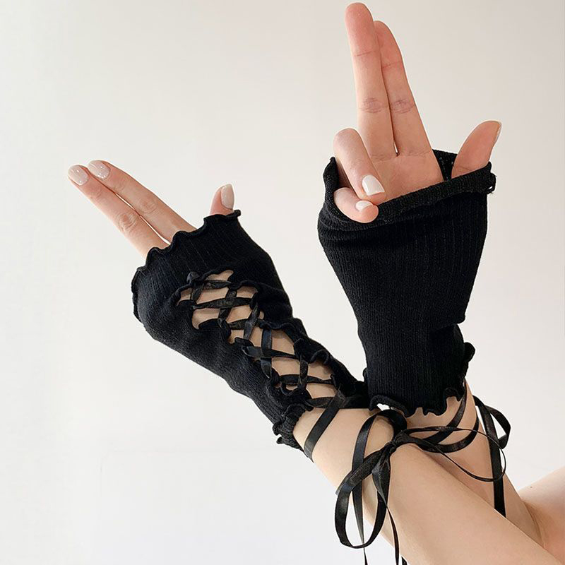 1Pair Y2K Lolita Style Gloves  - Y2K Tech Accessories のレビューと価格