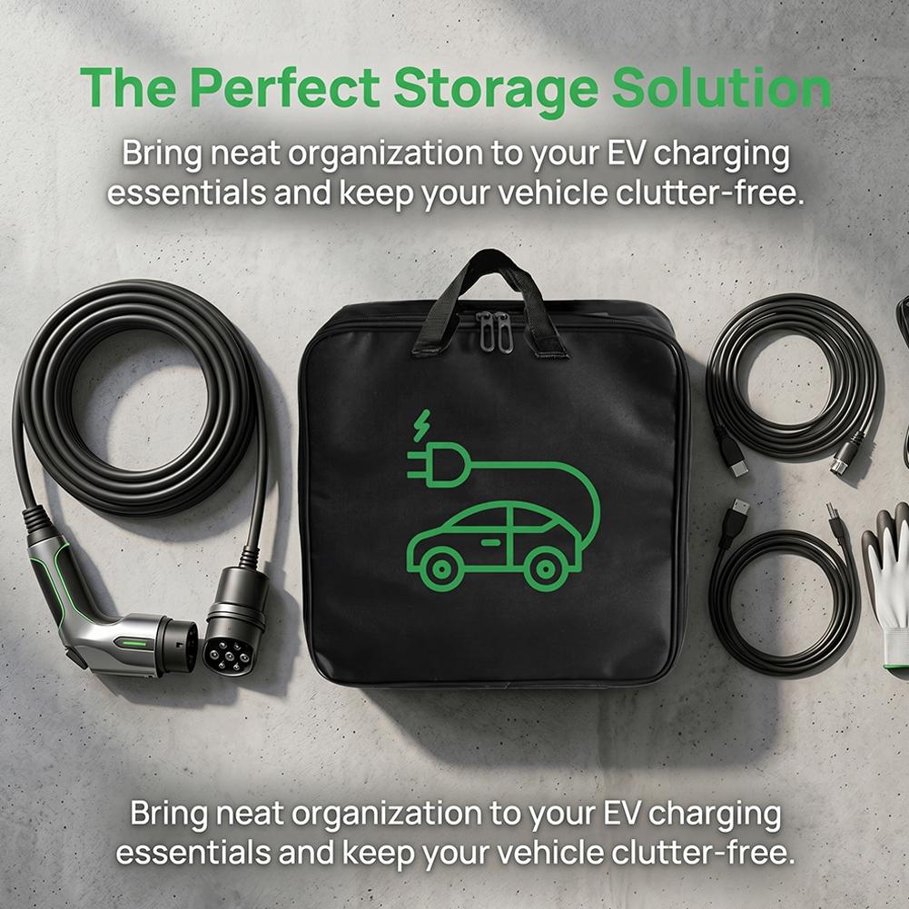 1Pc New Electric Car Charger S - Cable Organizer Bag のレビューと価格