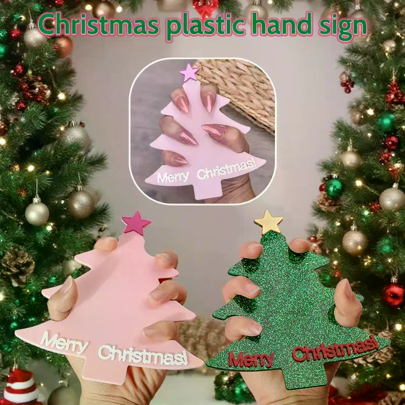 Christmas Tree Nail Art Displa - Tech Accessories Photo のレビューと価格
