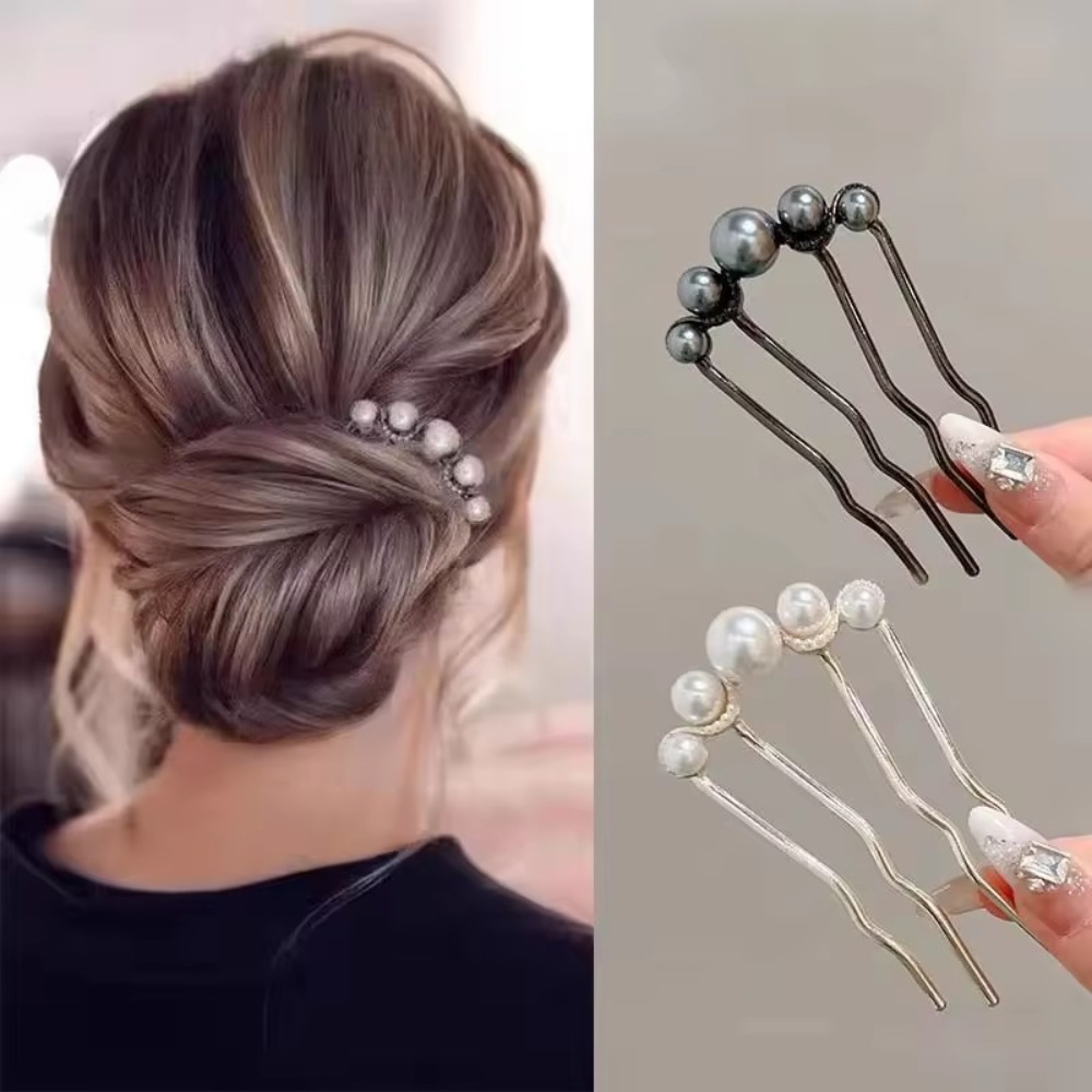 Korean U-Shaped Hair Sticks Co - Tech Hair Accessories のレビューと価格