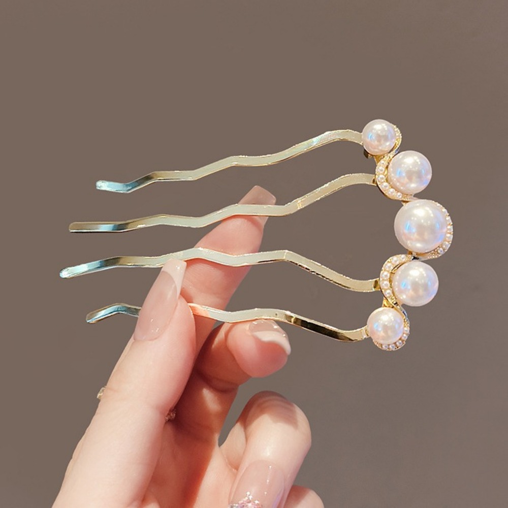 Korean U-Shaped Hair Sticks Co - Tech Hair Accessories のレビューと価格