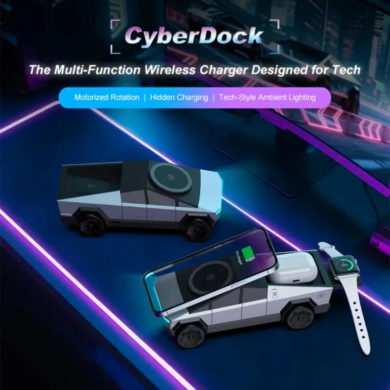 VIKEFON Desk Car Magnetic 3-in - Wireless Charger 3 In 1 のレビューと価格