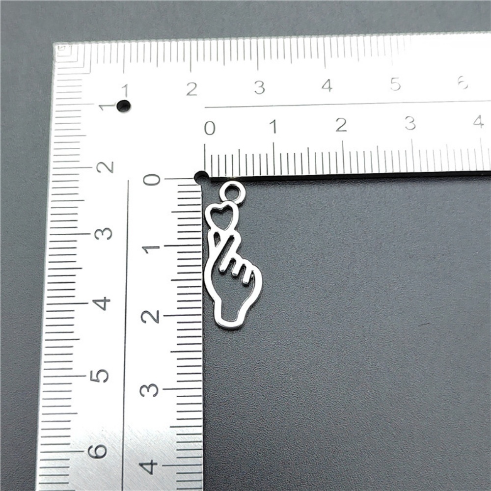 10-100pcs Finger Heart Diy Jew - Y2K Tech Accessories のレビューと価格