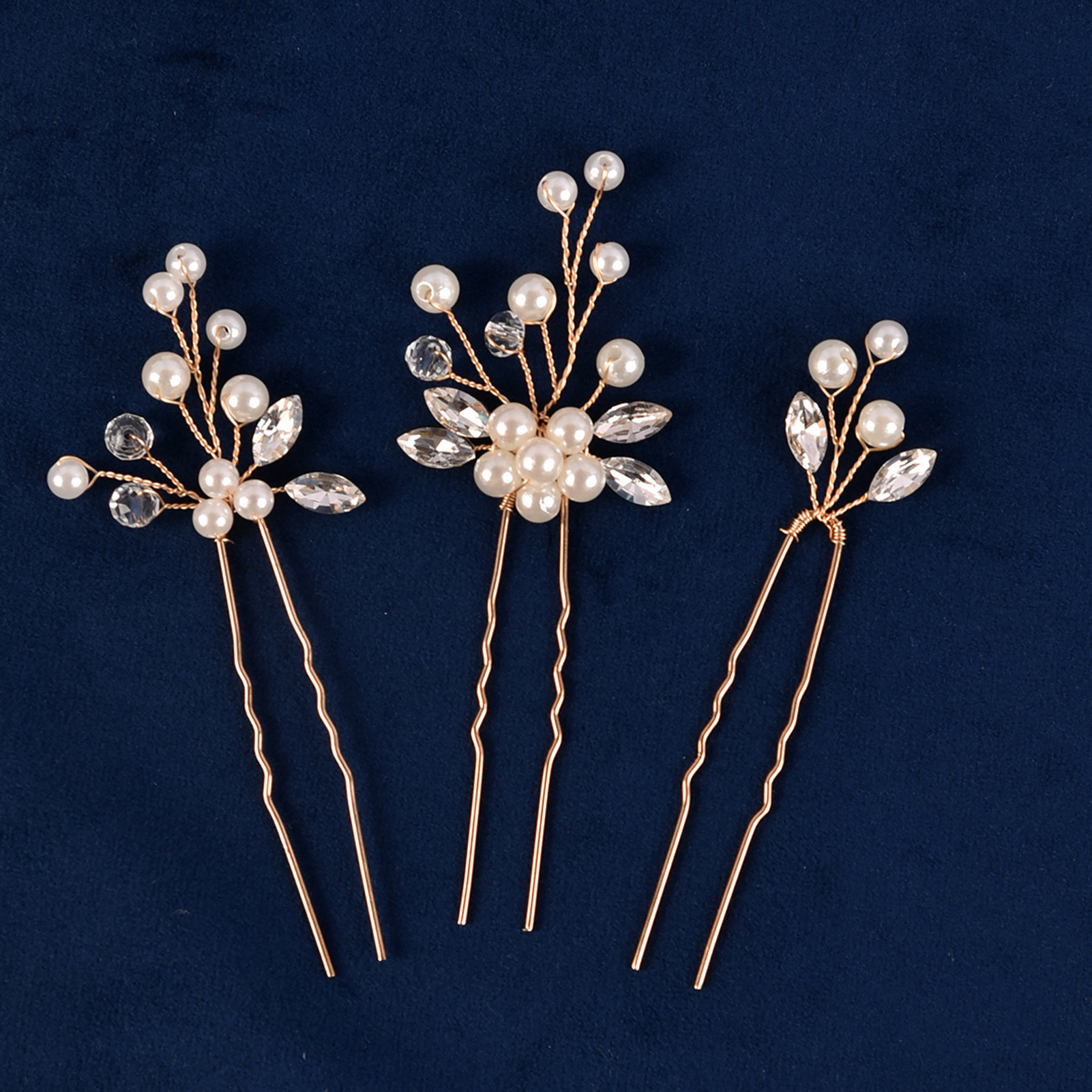 3pcs Bride Hairpin Trendy Hair - Tech Accessories For Women のレビューと価格