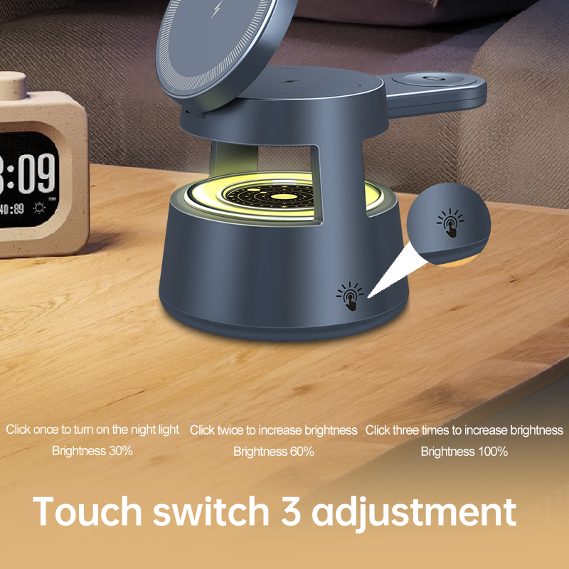 4-in-1 Wireless Charger Statio - Wireless Charger 3 In 1 のレビューと価格