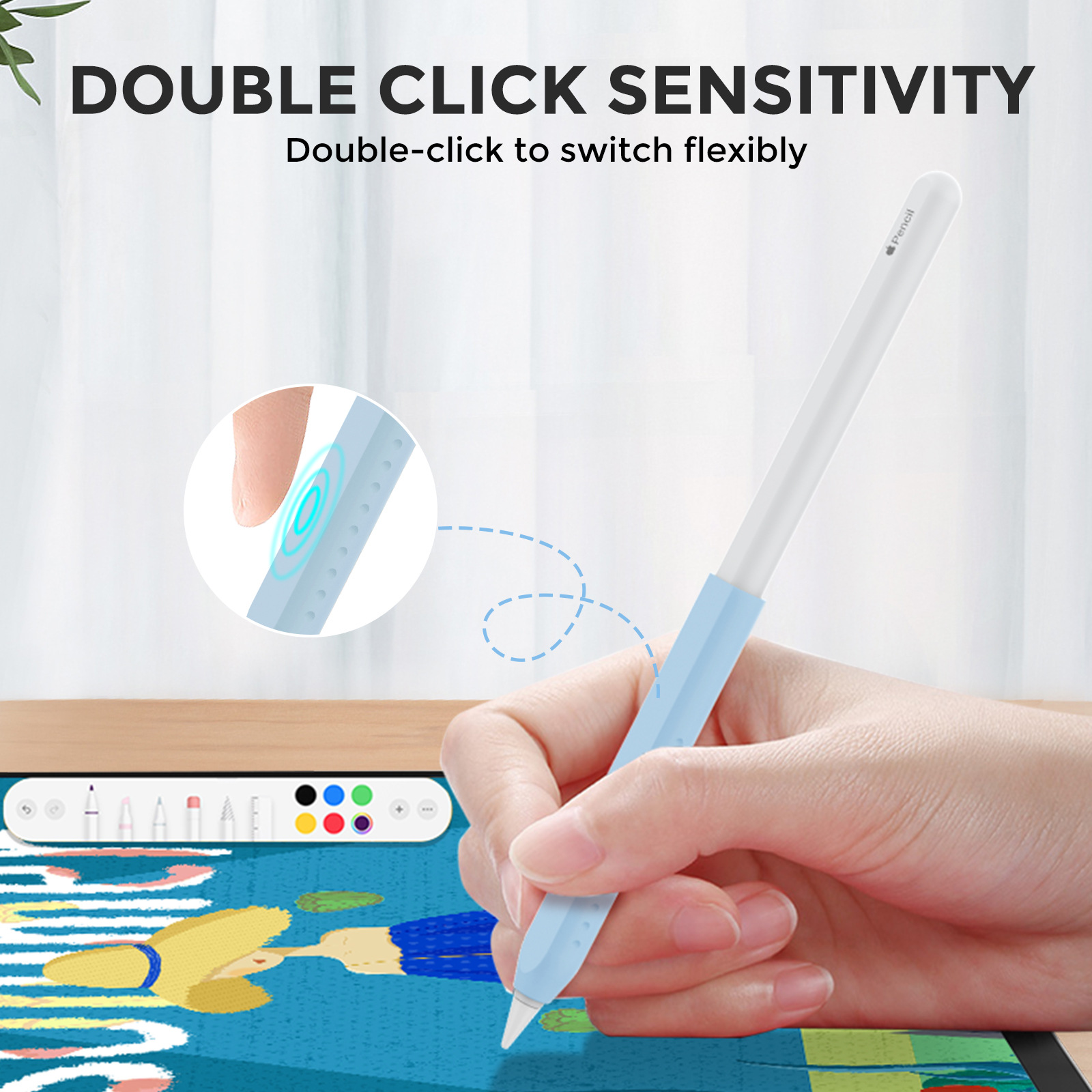 1PC Stylus Cover for Apple Pen - Pen Holder Magnetic のレビューと価格