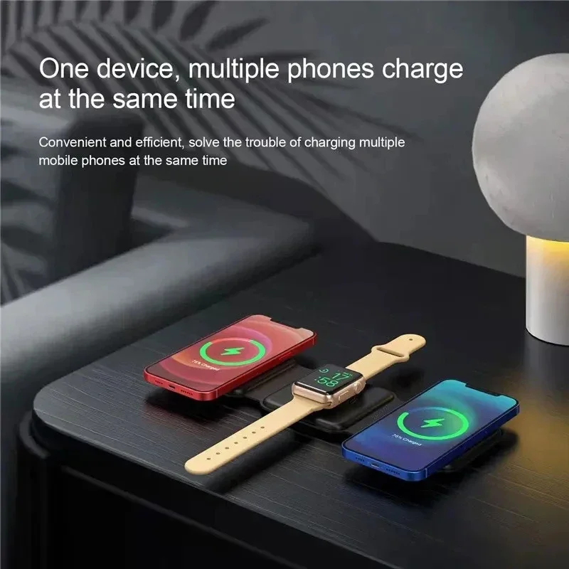 3 In 1 Magnetic Portable Wirel - Wireless Charger 3 In 1 のレビューと価格