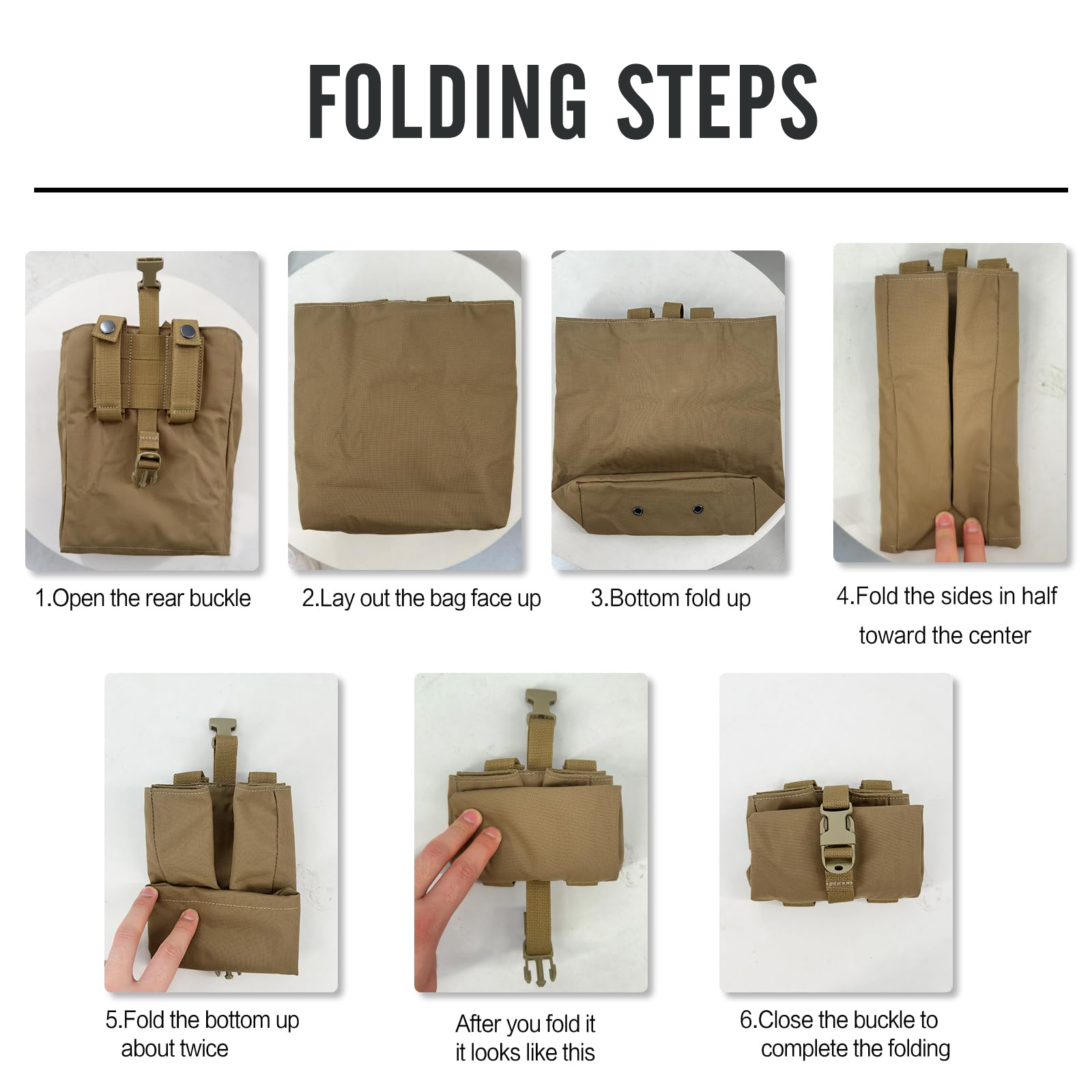 New Molle Folding Dump Drop Ma - Tech Accessories Pouch のレビューと価格