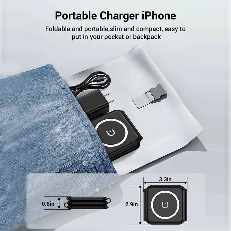 3-in-1 Magnetic Folding Wirele - Wireless Charger 3 In 1 のレビューと価格
