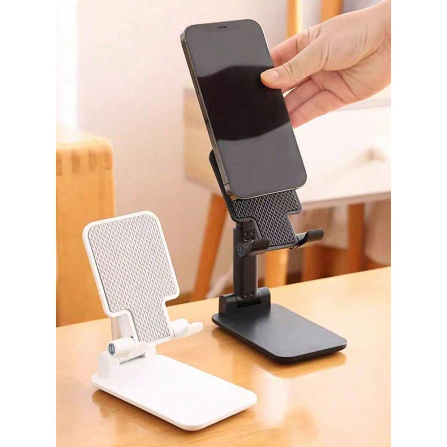 1pc Foldable Phone Stand, Adju - Tech Accessories Tablet のレビューと価格