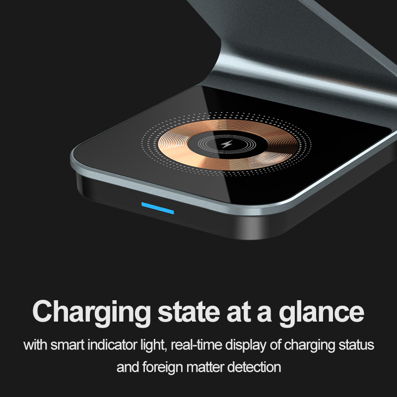 3 in 1 Transparent Magnetic Wi - Wireless Charger 3 In 1 のレビューと価格