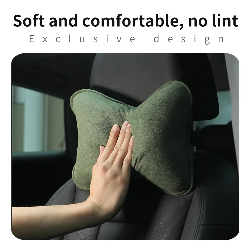 Suede Car Neck Pillow for Rena - Tech Neck Accessories のレビューと価格