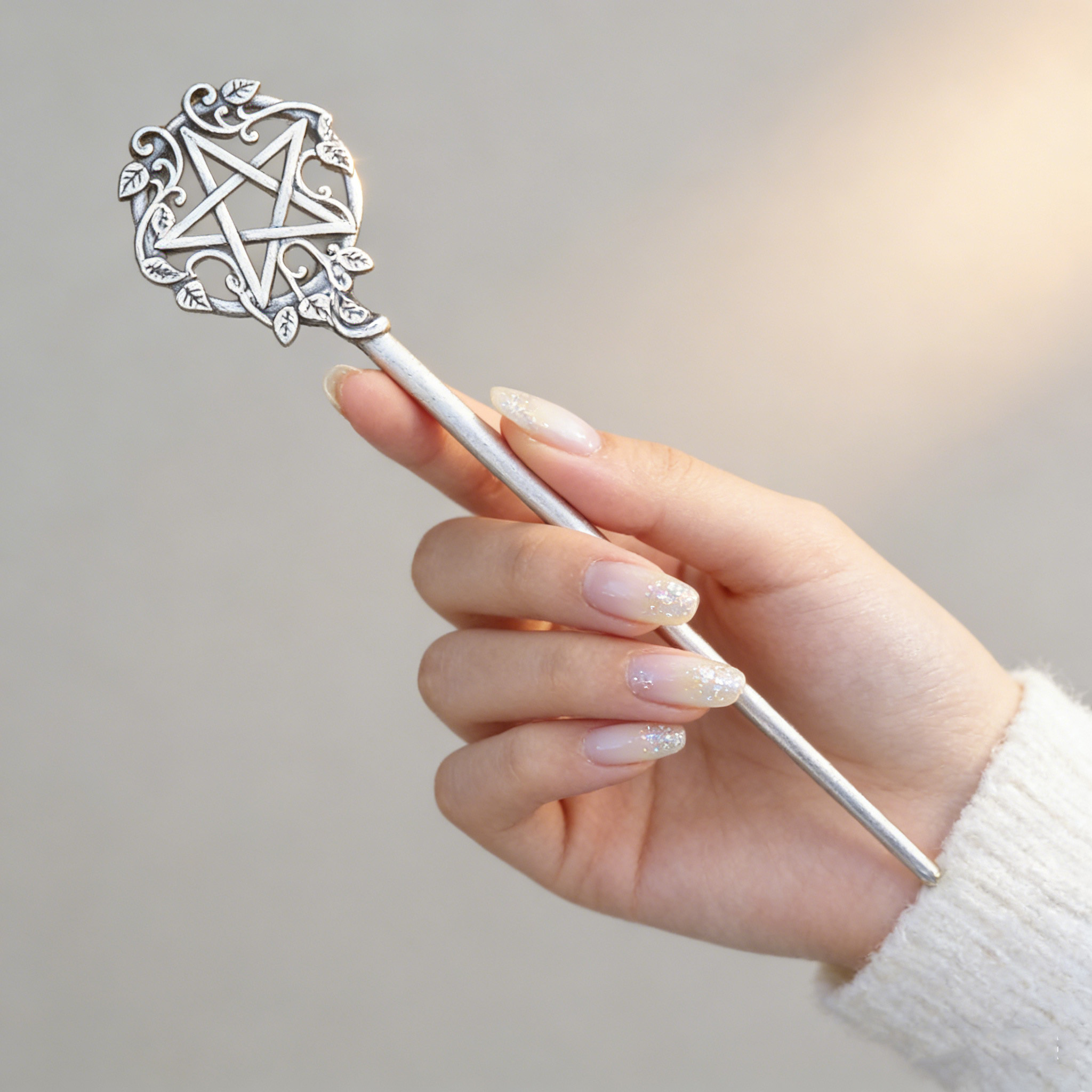 1pc Mystical Pentagram Hair St - Tech Accessories For Women のレビューと価格