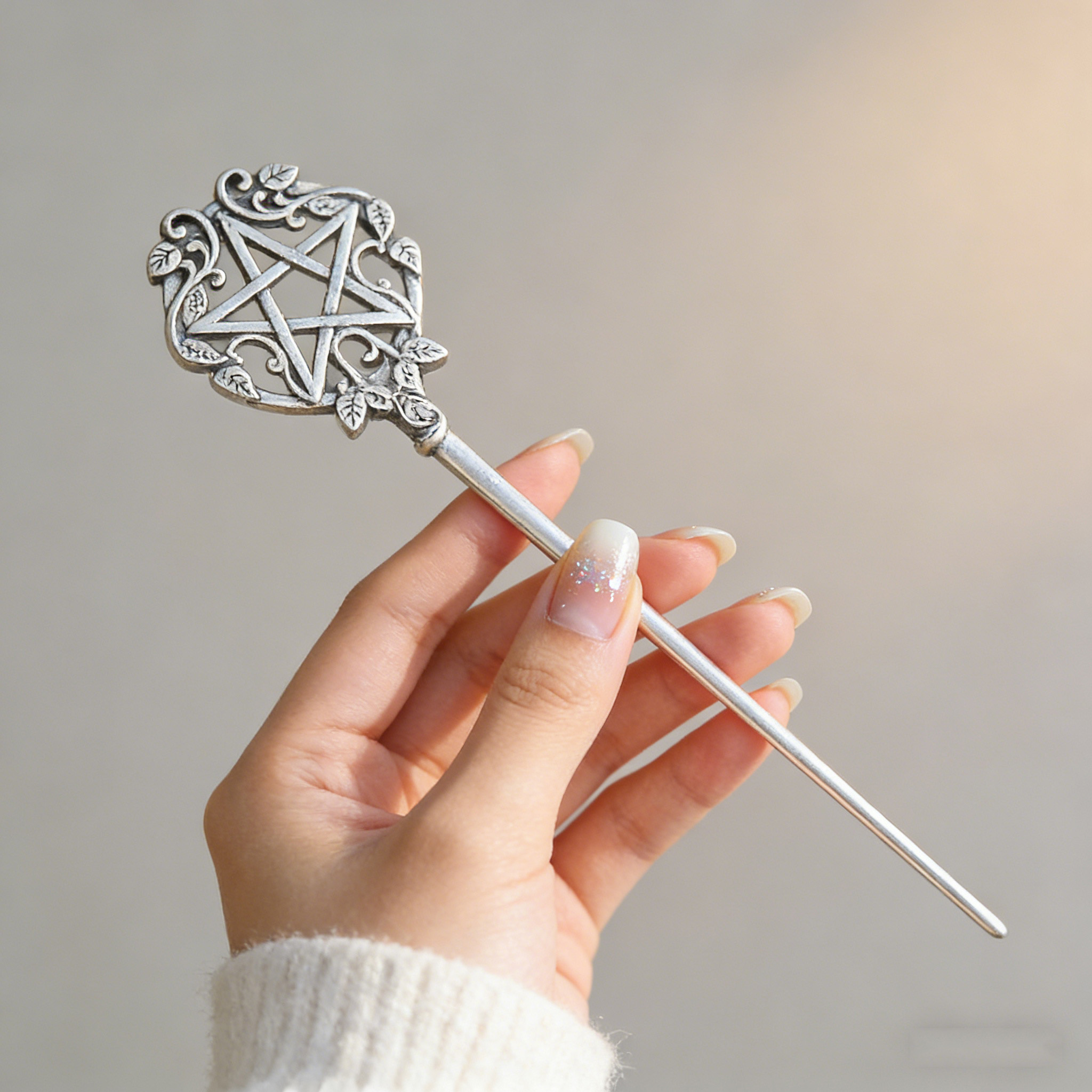 1pc Mystical Pentagram Hair St - Tech Accessories For Women のレビューと価格