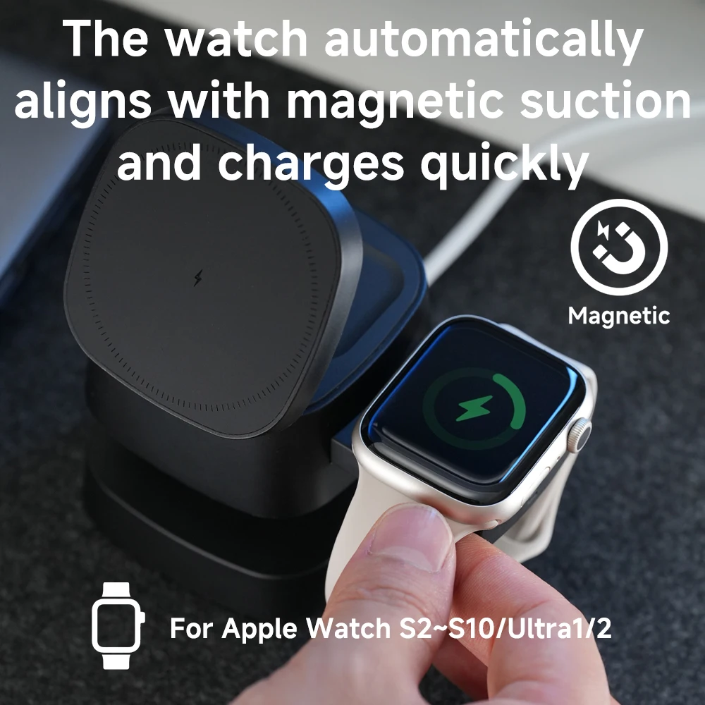 Magnetic 3 in 1 Wireless Charg - Wireless Charger 3 In 1 のレビューと価格