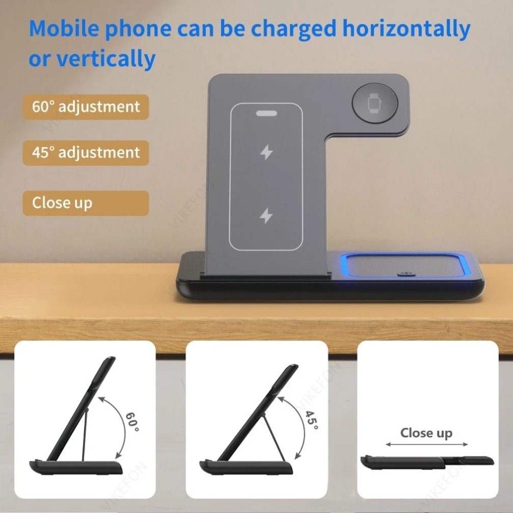 Foldable 3 in 1 Wireless Charg - Wireless Charger 3 In 1 のレビューと価格