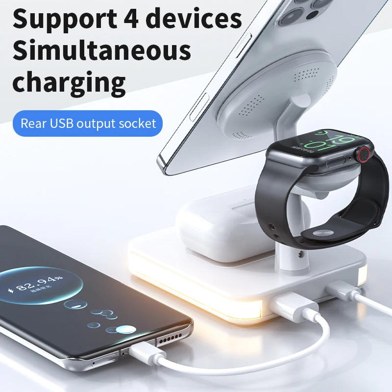 3 in 1 Wireless Chargers Stand - Wireless Charger 3 In 1 のレビューと価格