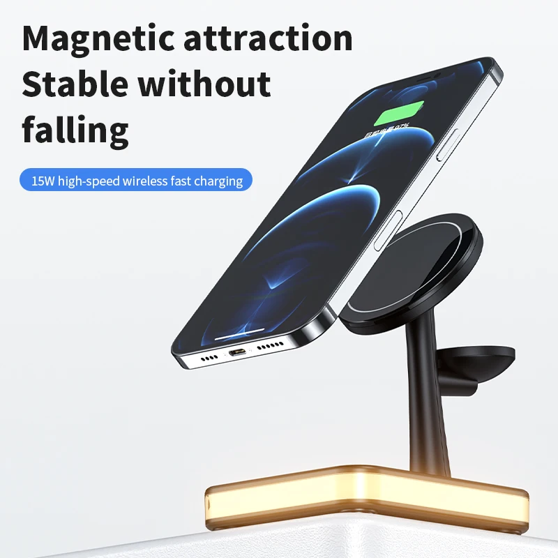 3 in 1 Wireless Chargers Stand - Wireless Charger 3 In 1 のレビューと価格
