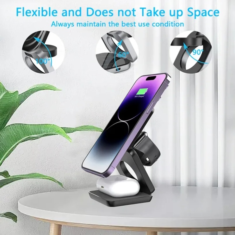 3 in 1 Foldable Magnetic Wirel - Wireless Charger 3 In 1 のレビューと価格