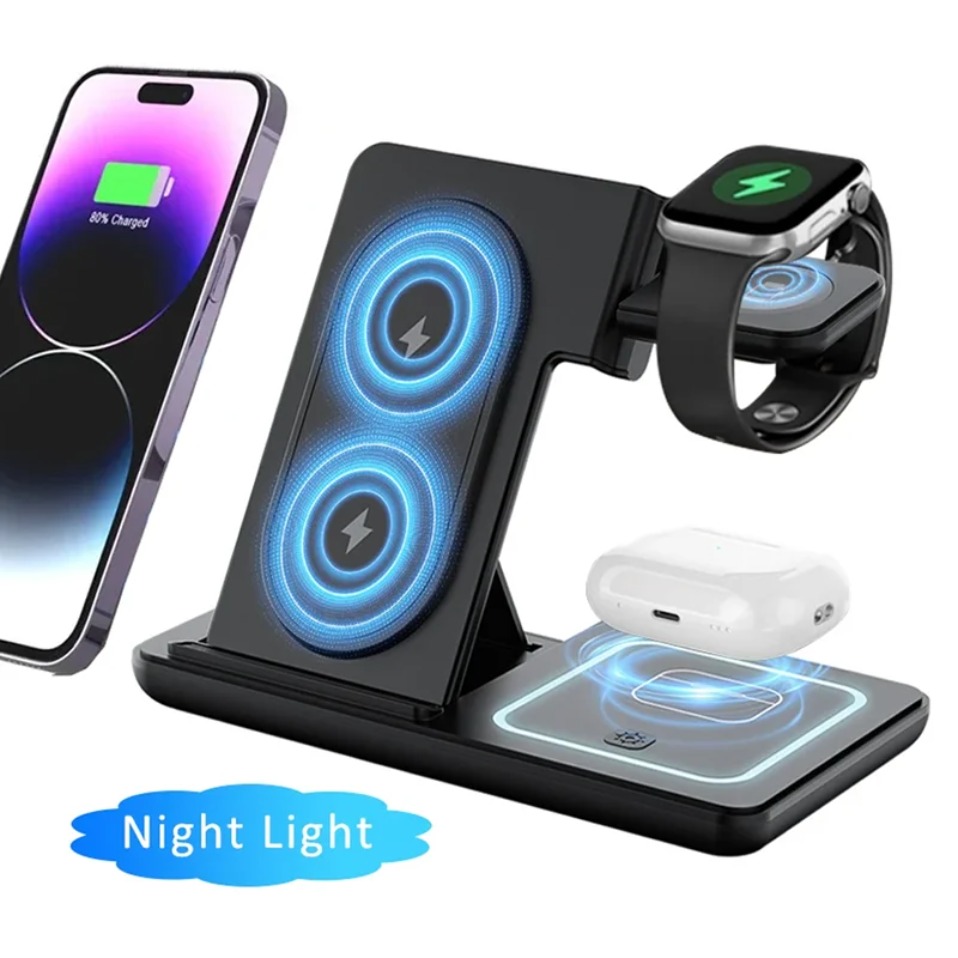 Night LED Light 3 In 1 Wireles - Wireless Charger 3 In 1 のレビューと価格