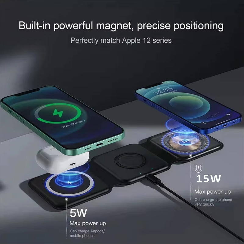 3 in 1 Magnetic Portable Wirel - Wireless Charger 3 In 1 のレビューと価格