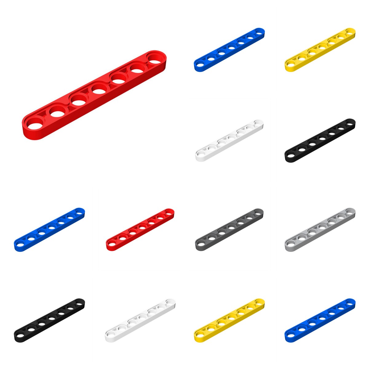 50pcs 32065 Liftarm Thin 1 x 7 - Tech Accessories Gifts のレビューと価格
