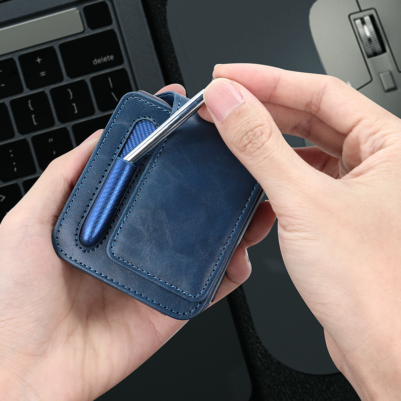 PU Leather Flip Mobile Phone B - Pen Holder Magnetic のレビューと価格