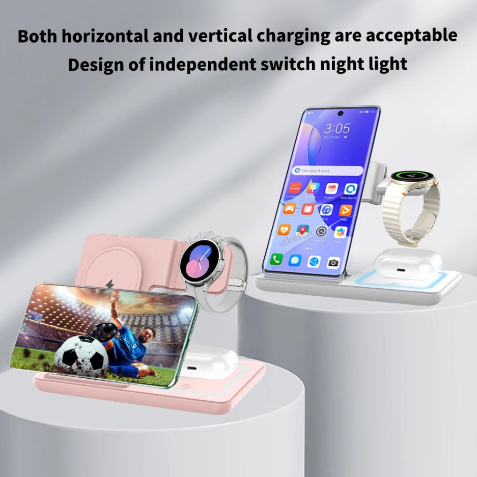 3 In 1 Foldable Wireless Charg - Wireless Charger 3 In 1 のレビューと価格