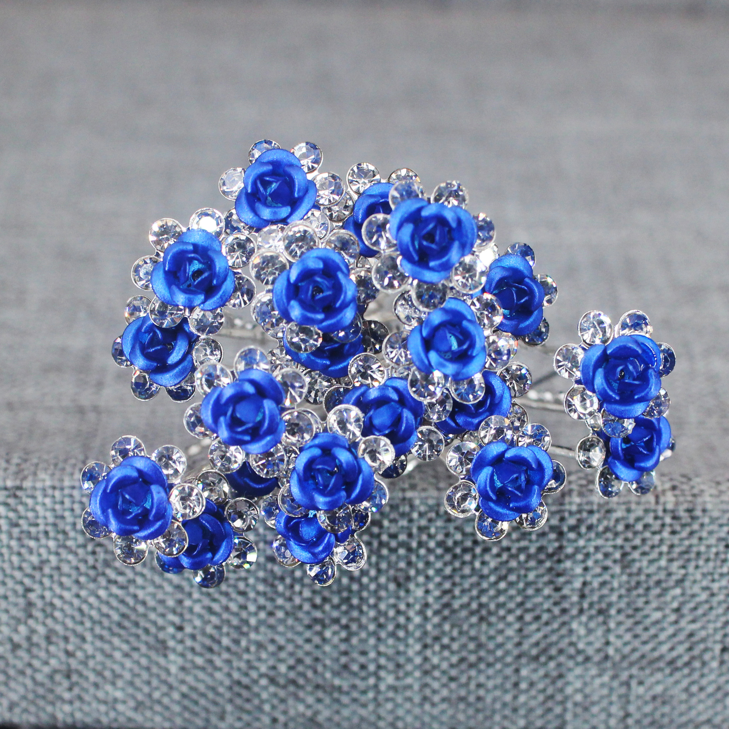 20PCS Rose Flower Rhinestone H - Tech Accessories For Women のレビューと価格
