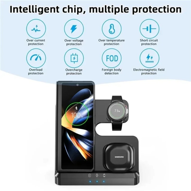 3 in 1 Wireless Charger Statio - Wireless Charger 3 In 1 のレビューと価格