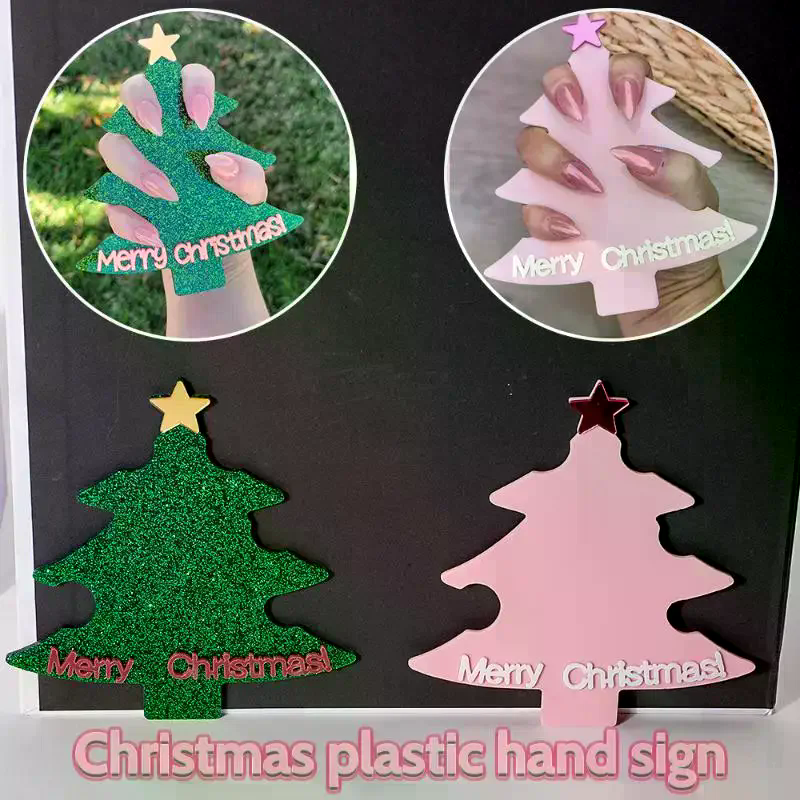 Christmas Tree Nail Art Displa - Tech Accessories Photo のレビューと価格