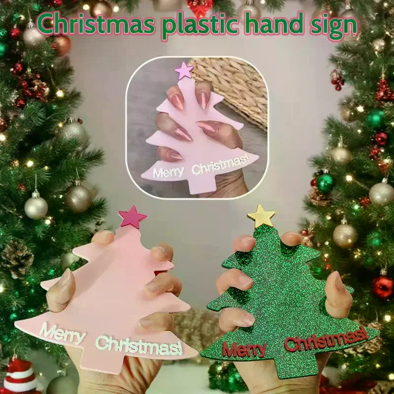 Christmas Tree Nail Art Displa - Tech Accessories Photo のレビューと価格